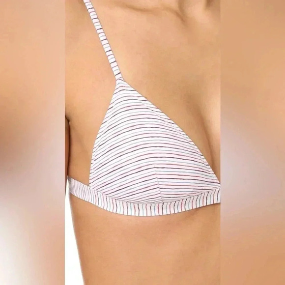 Eberjey Women's Large Bikini Lines Taylor Bikini Top Multi Color Swimwear Beach - Picture 4 of 10